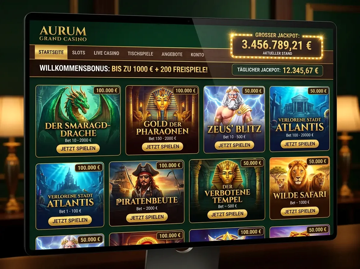 AstroMania — Spielsaal und Angebot