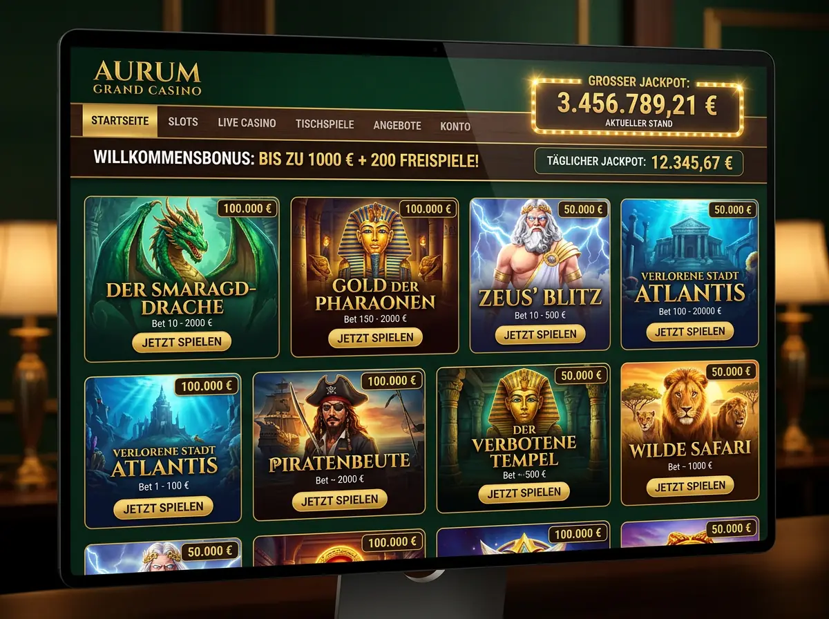 AstroMania — Spielsaal und Angebot